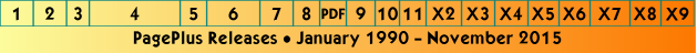PagePlus Release History PagePlus Release History