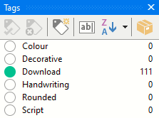Tag Fonts in Text Mode or GUI Mode Tag Fonts in Text Mode or GUI Mode